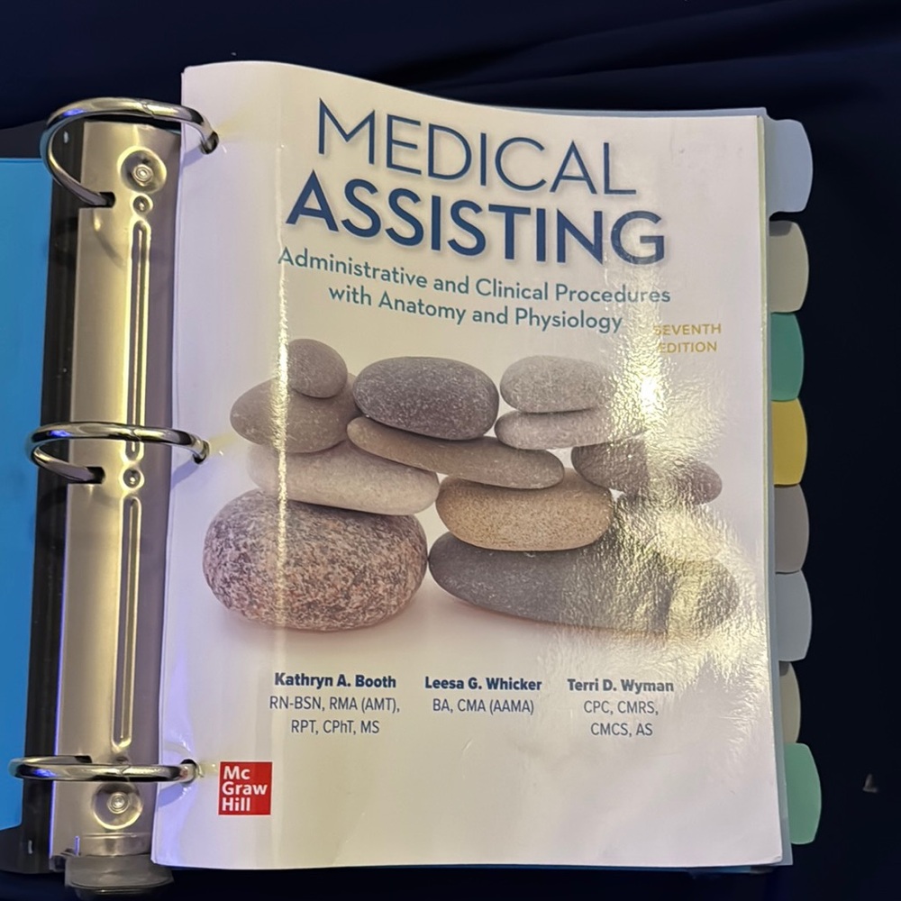 McGraw Hill Medical Assisting Textbook 7th edition